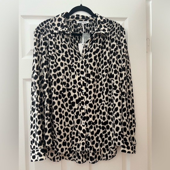 Olive Animal Design Blouse main image 1